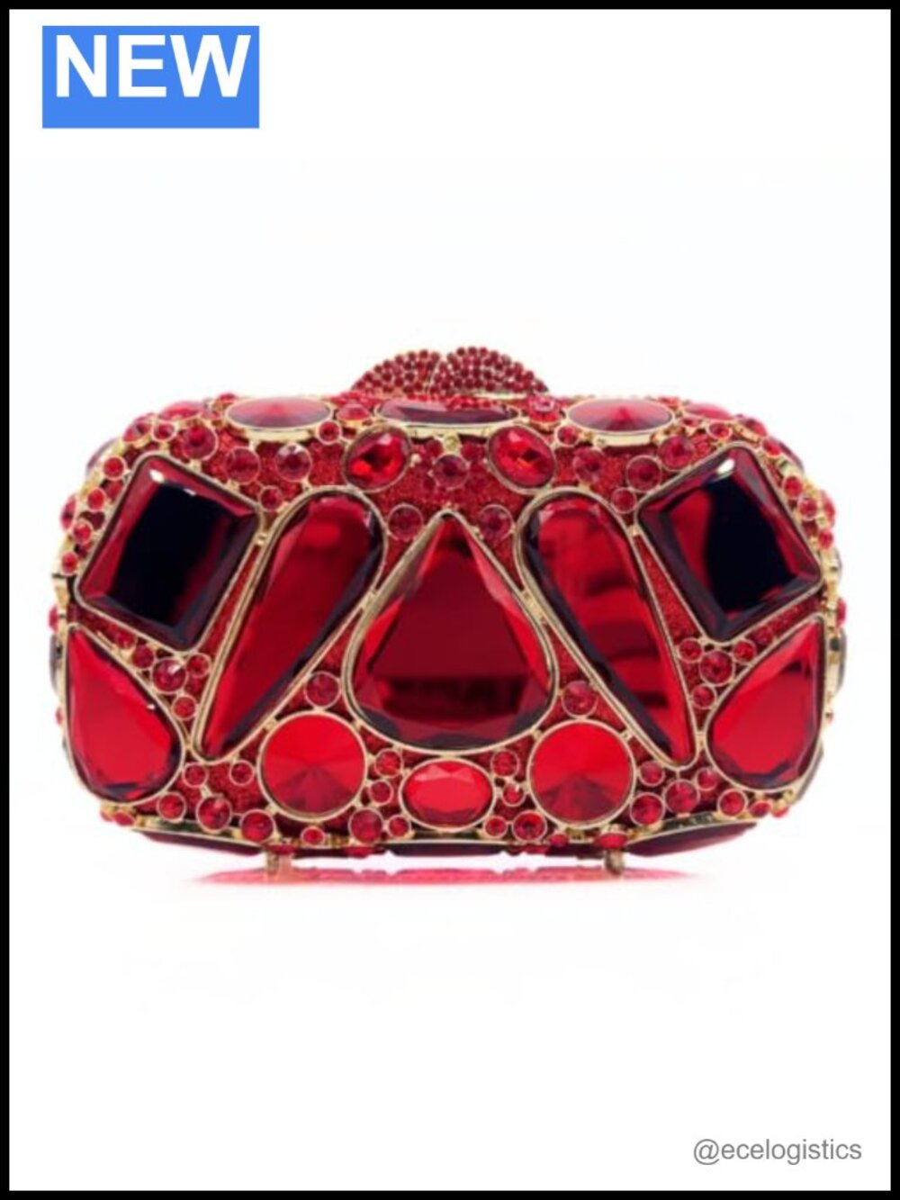 Women Rhinestone Evening Bag Luxury Crystal Clutch Party Purse Sparkly Handbag